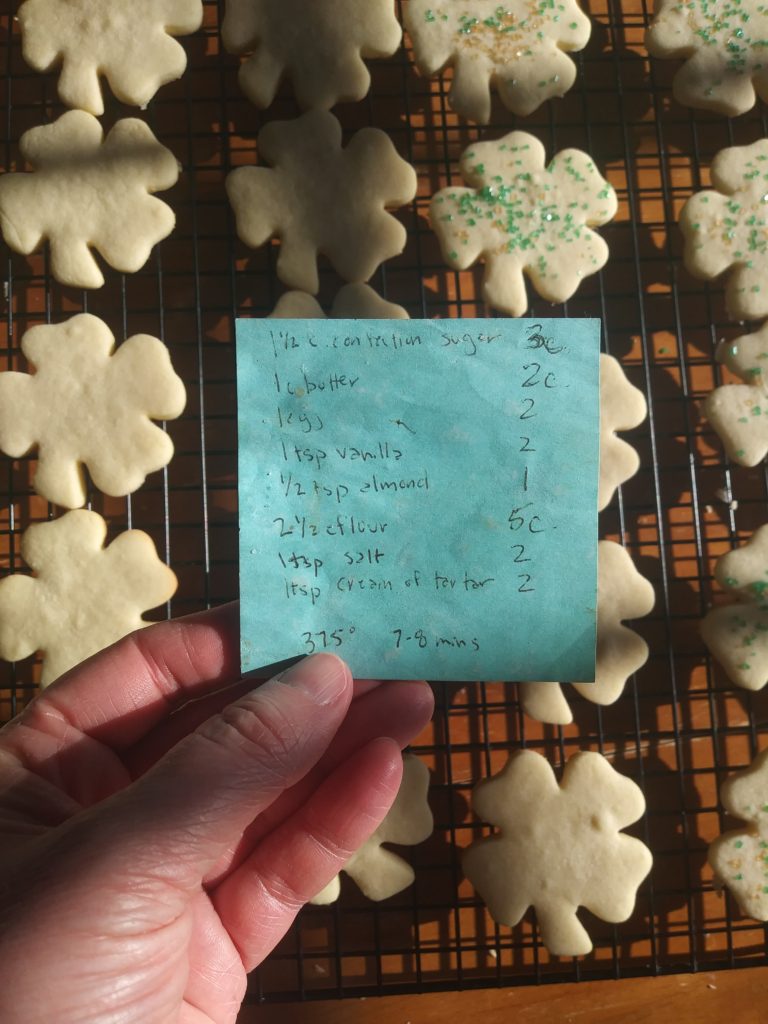 Soft Cut Out Sugar Cookies with Cream Cheese Frosting