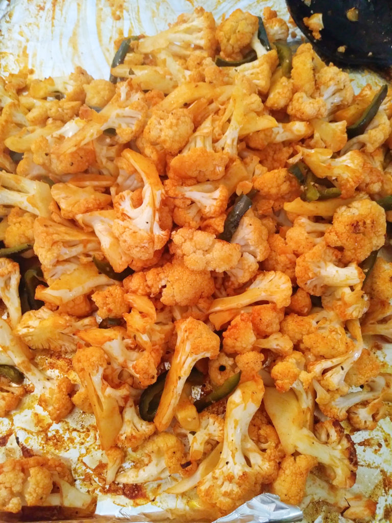 Buffalo Cauliflower Tacos with Cilantro-Lime Crema