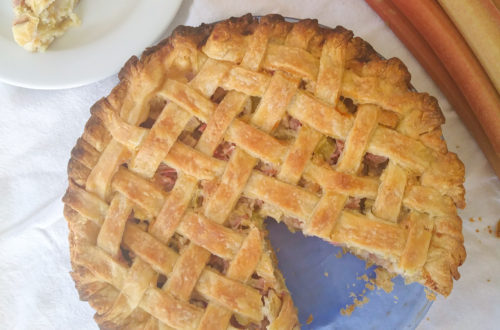 Rhubarb Custard Pie