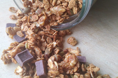 Peanut Butter Chocolate Chunk Granola