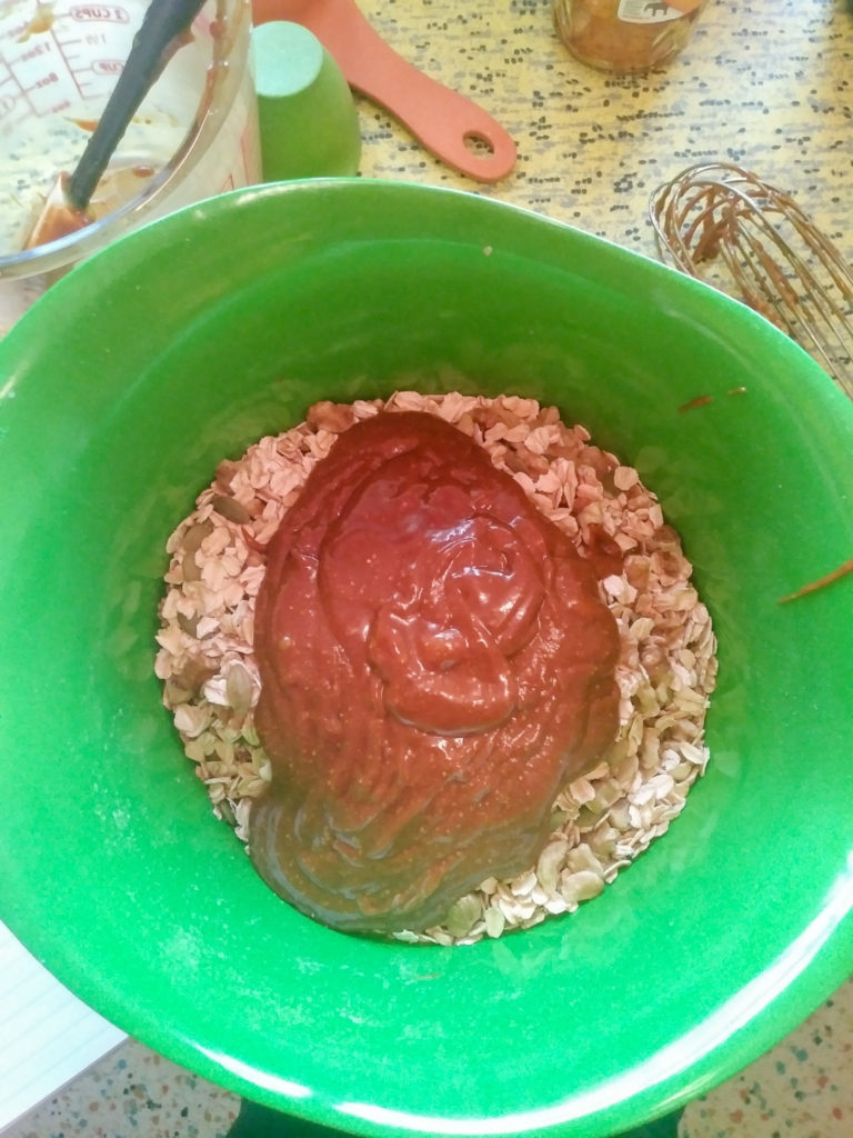 Peanut Butter Chocolate Chunk Granola