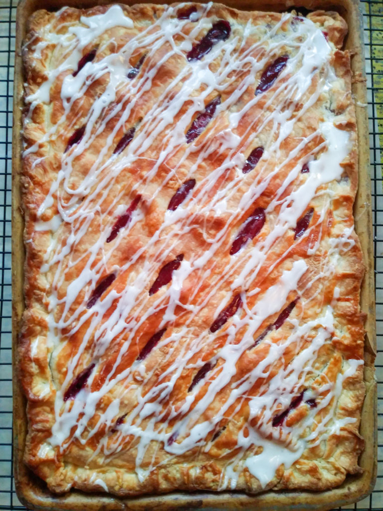 Plum Slab Pie