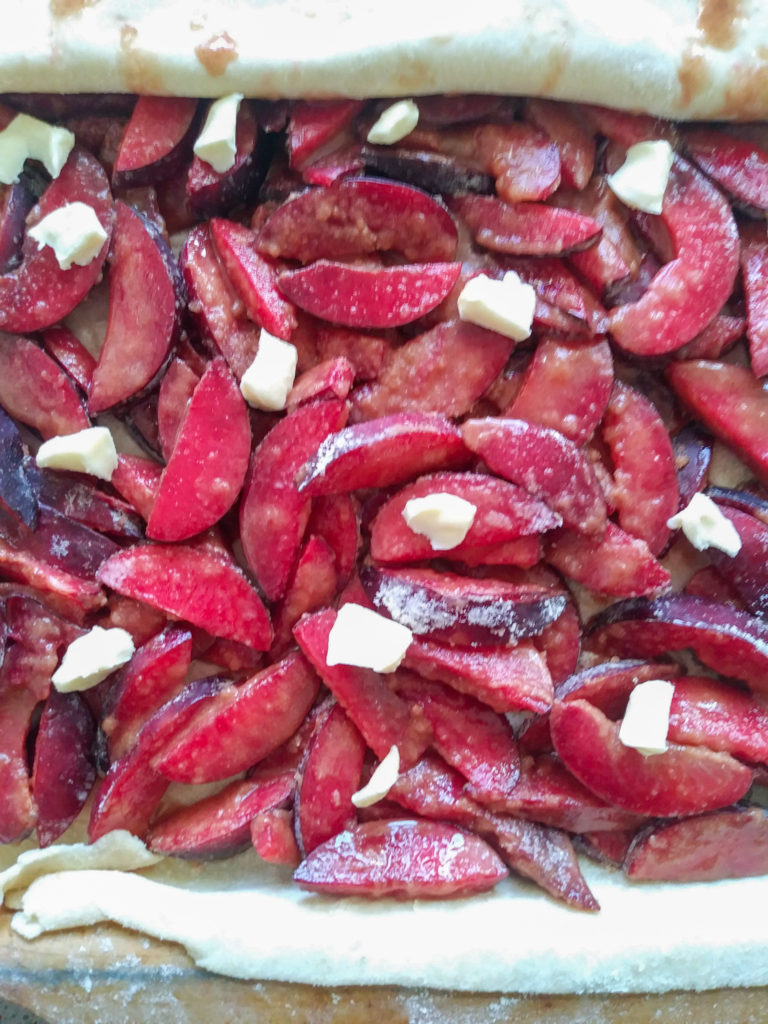 Plum Slab Pie