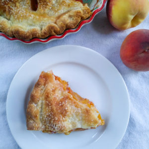 Peach Ginger Pie - Northern Ginger - Pies and Crumbles