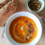 Roasted Kabocha Squash Soup