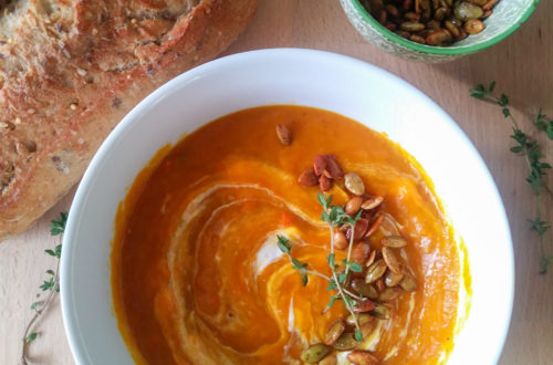 Roasted Kabocha Squash Soup
