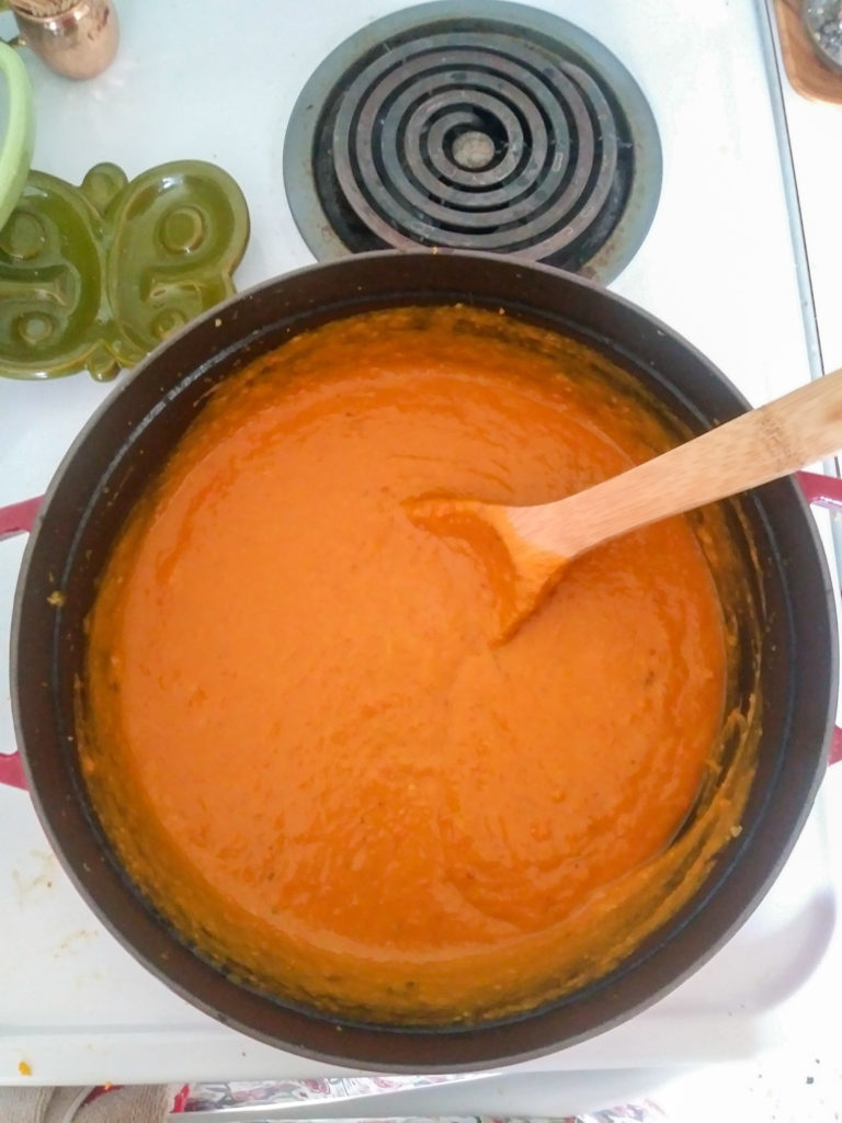 Roasted Kabocha Squash Soup