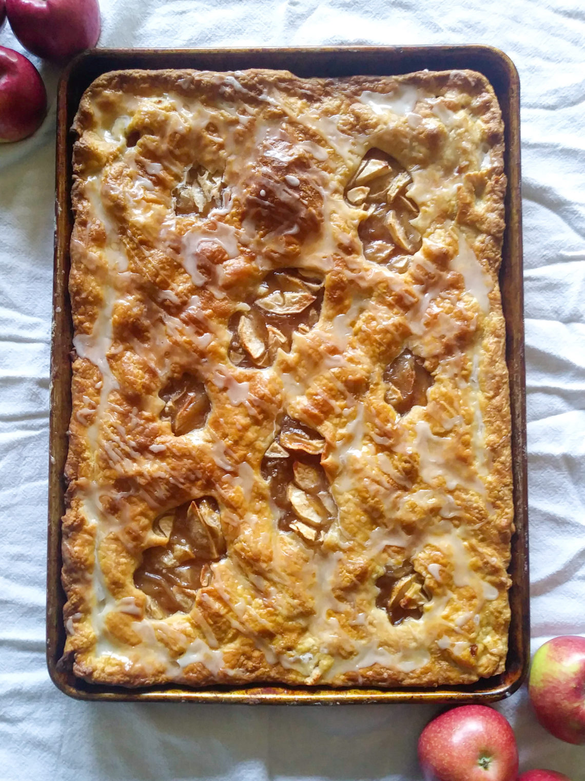 Apple Slab Pie with Chai Spices