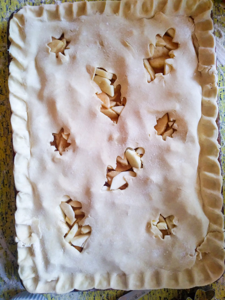 Apple Slab Pie with Chai Spices