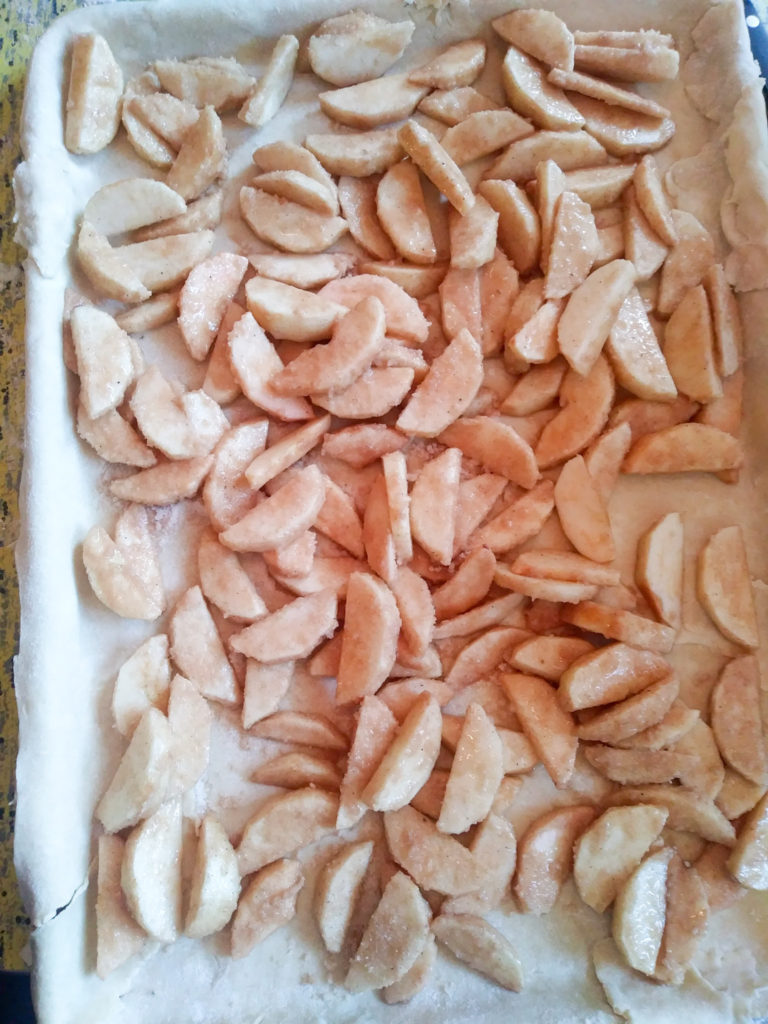 Apple Slab Pie with Chai Spices