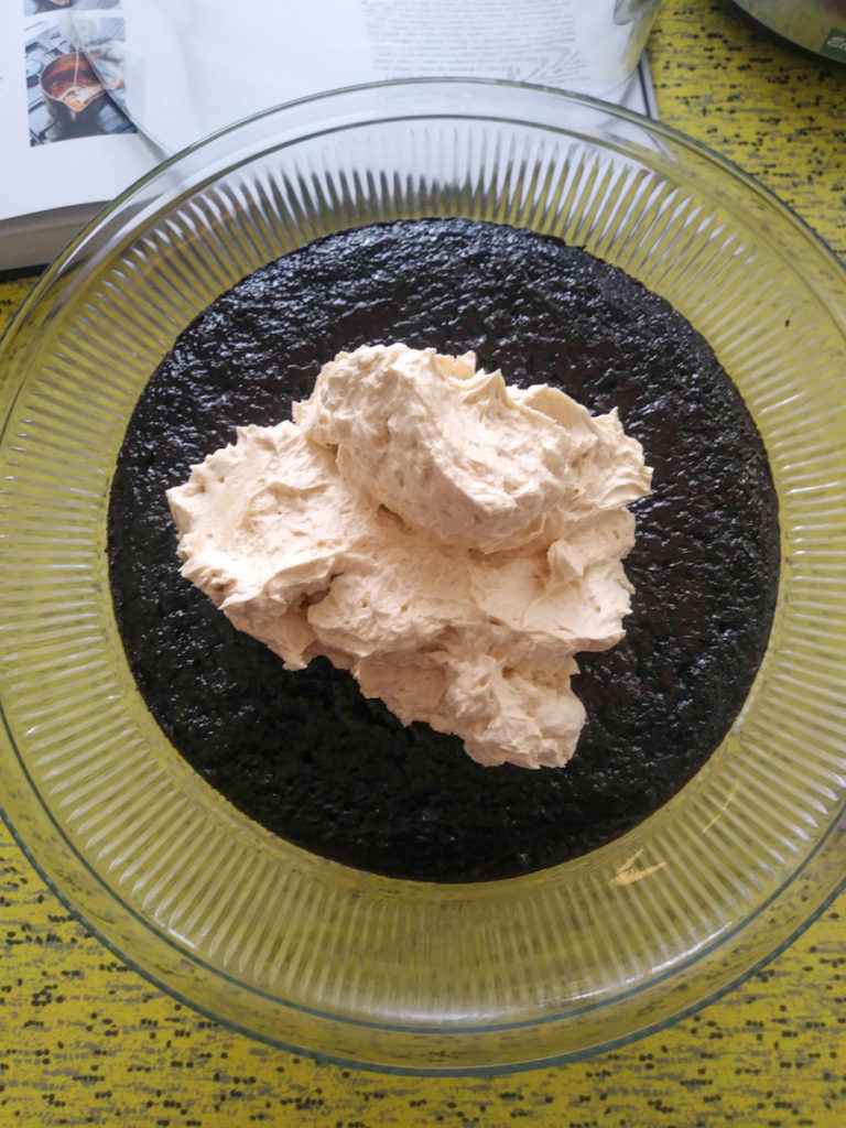 Chocolate Cake with Earl Grey Buttercream