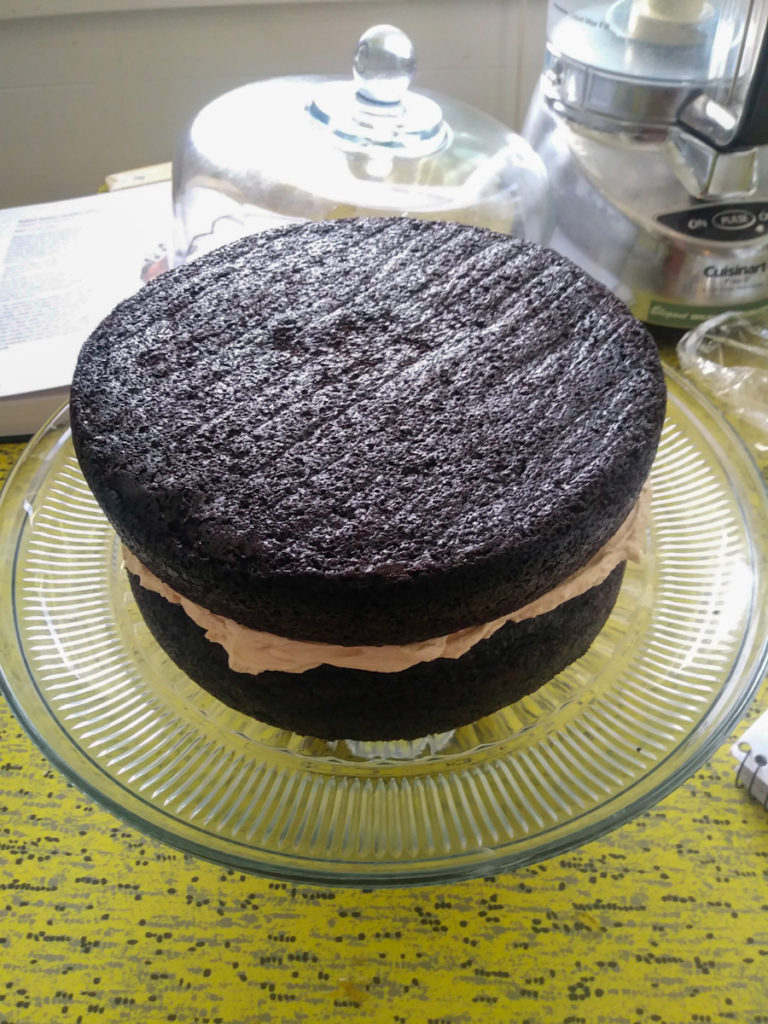 Chocolate Cake with Earl Grey Buttercream