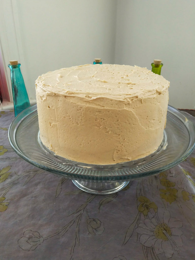 Chocolate Cake with Earl Grey Buttercream
