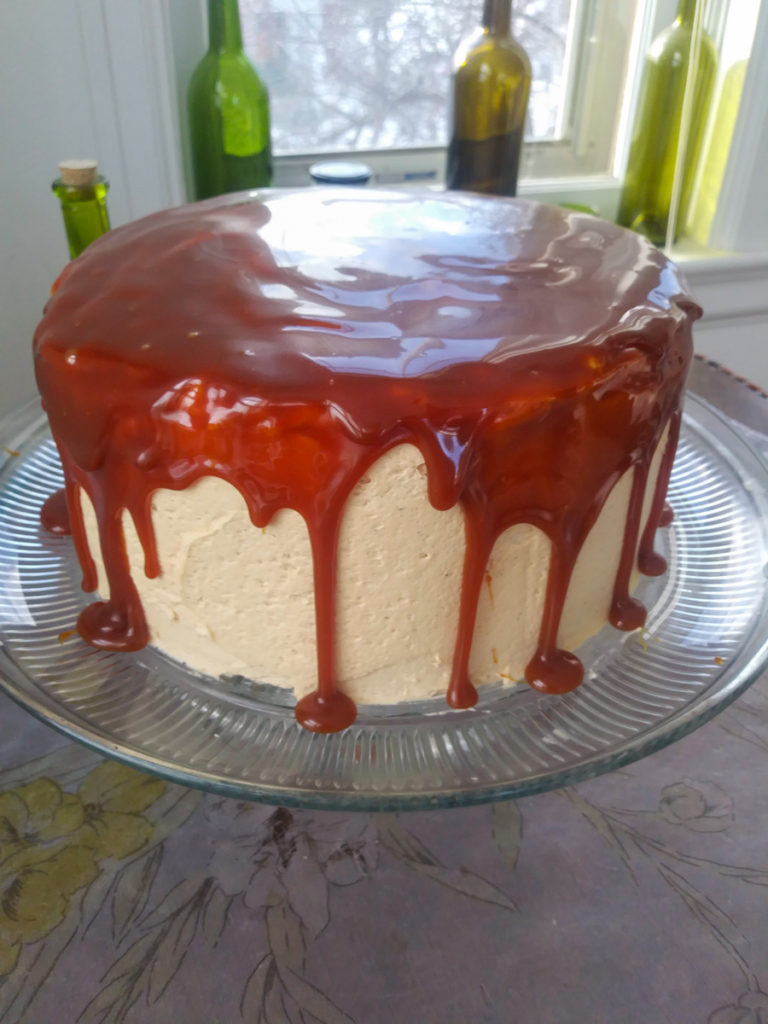 Chocolate Cake with Earl Grey Buttercream