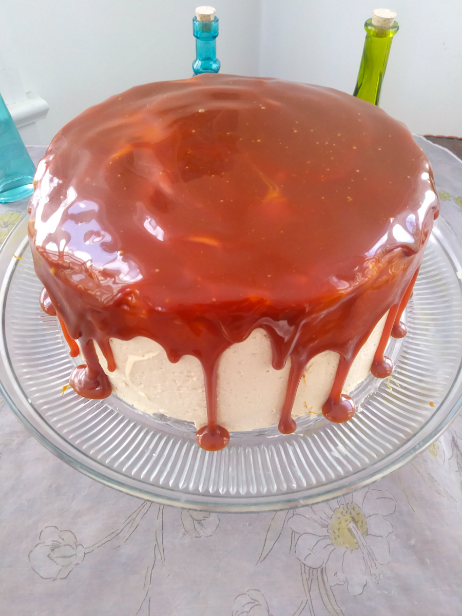 Chocolate Cake with Earl Grey Buttercream