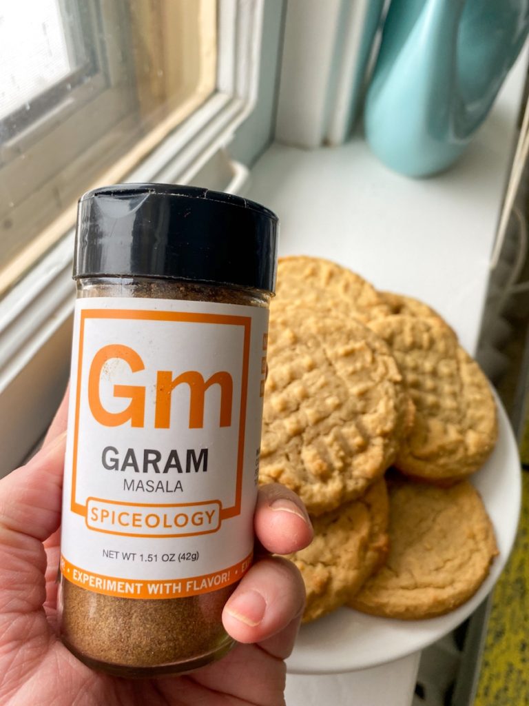 Garam Masala Peanut Butter Cookies