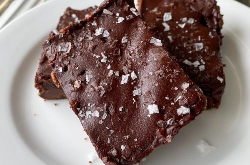 Espresso Brownies with Chocolate Glaze