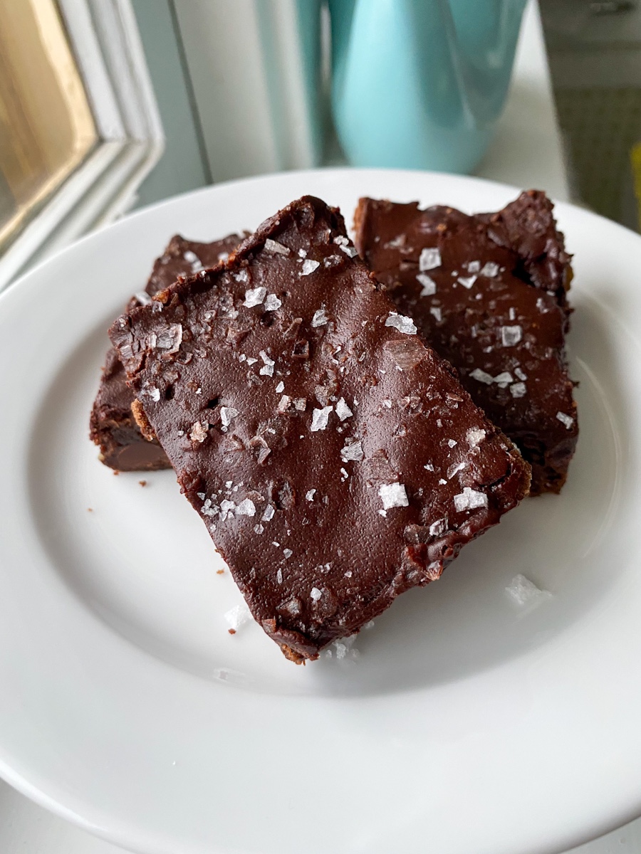 Espresso Brownies with Chocolate Glaze