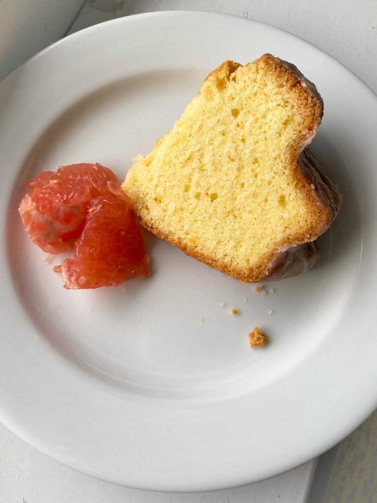 Grapefruit Pound Cake