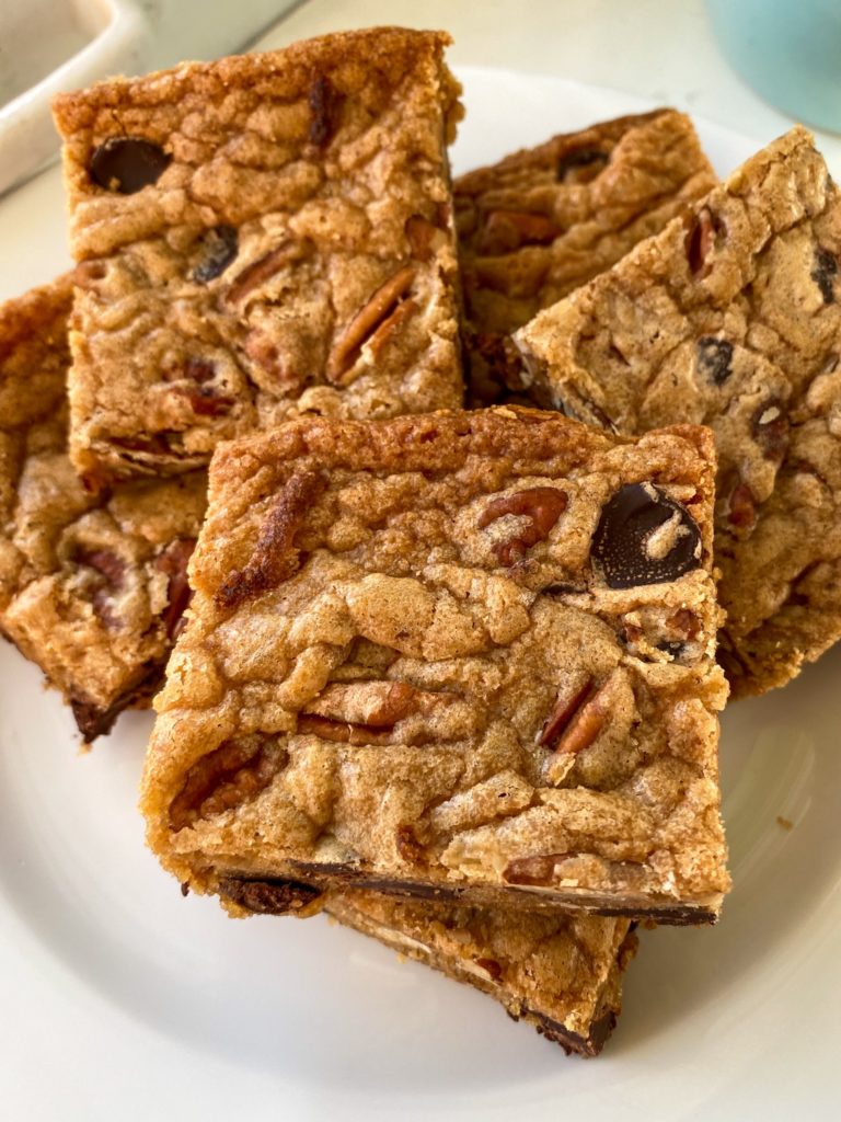 Malted Coffee Blondies