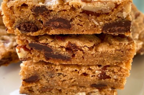 Malted Coffee Blondies