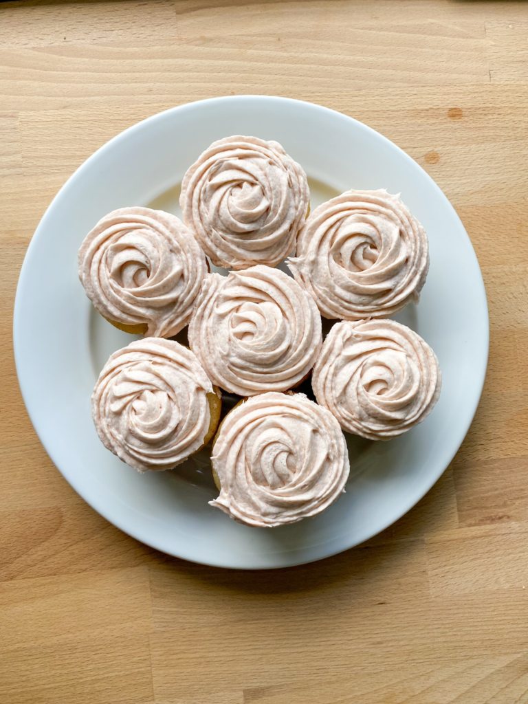Ginger Rhubarb Frosting