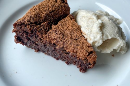 Flourless Chocolate-Chili Cake