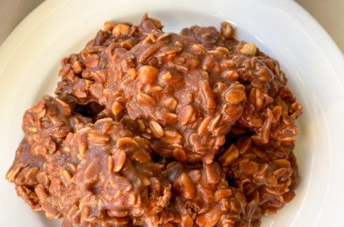 Chocolate Peanut Butter No-Bake Cookies