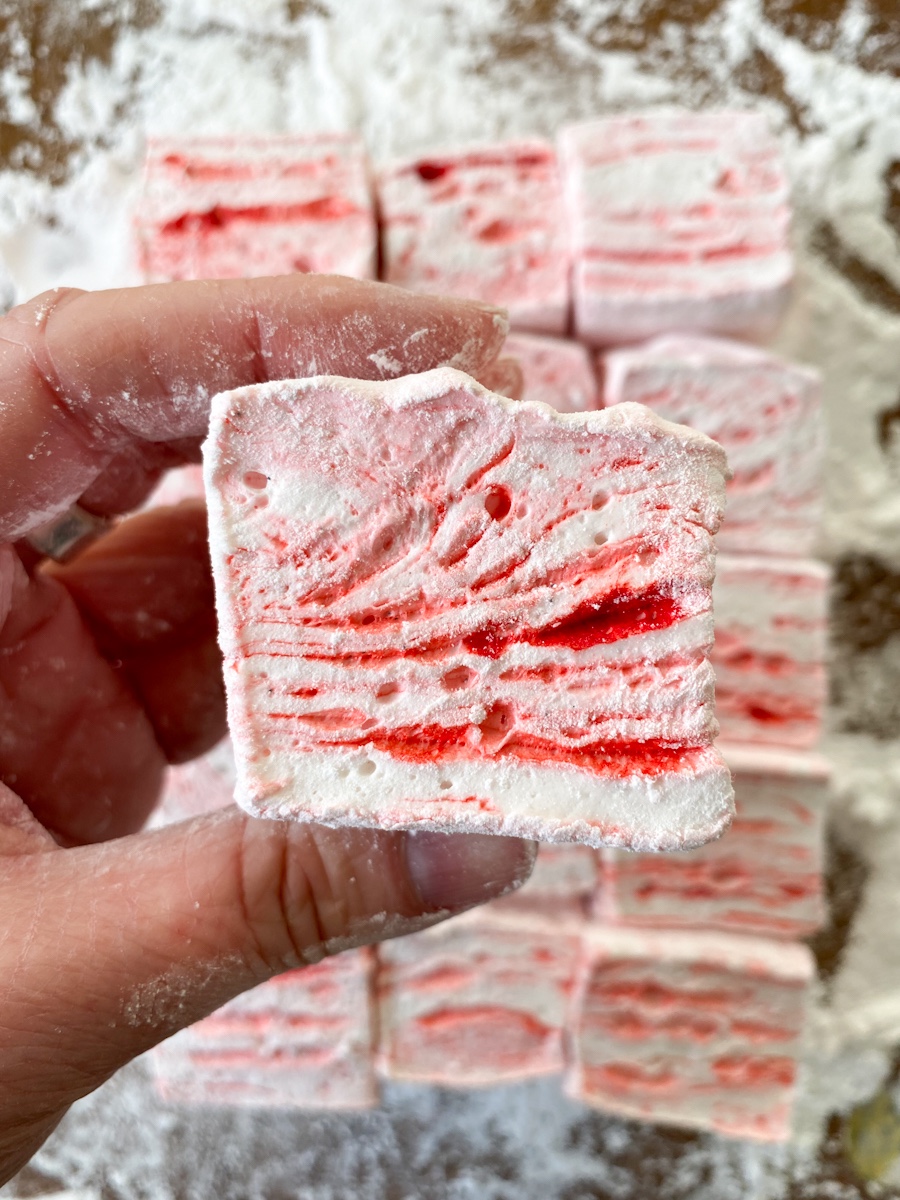 Peppermint Swirl Marshmallows