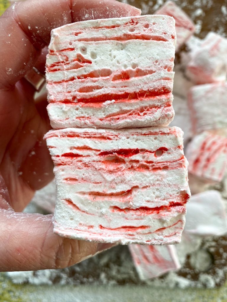 Peppermint Swirl Marshmallows