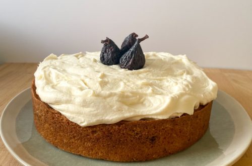 Fig Cake with Cream Cheese Frosting