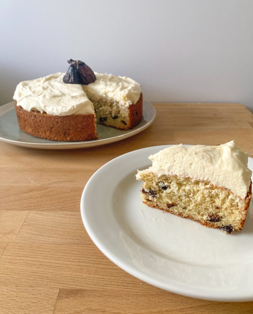 Fig Cake with Cream Cheese Frosting