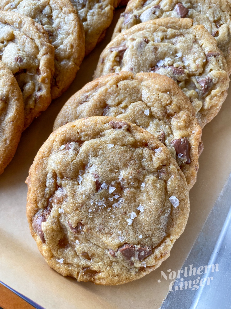 Milk Chocolate Toffee Cookies