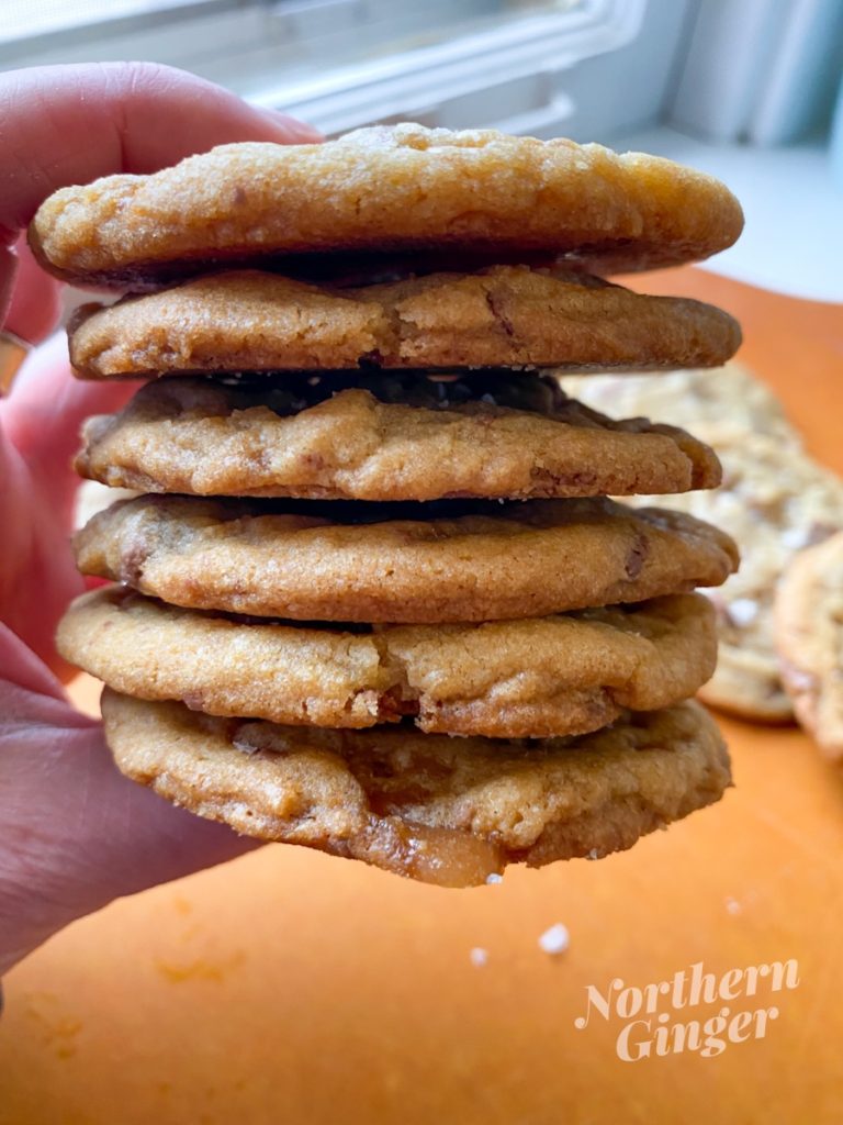 Milk Chocolate Toffee Cookies