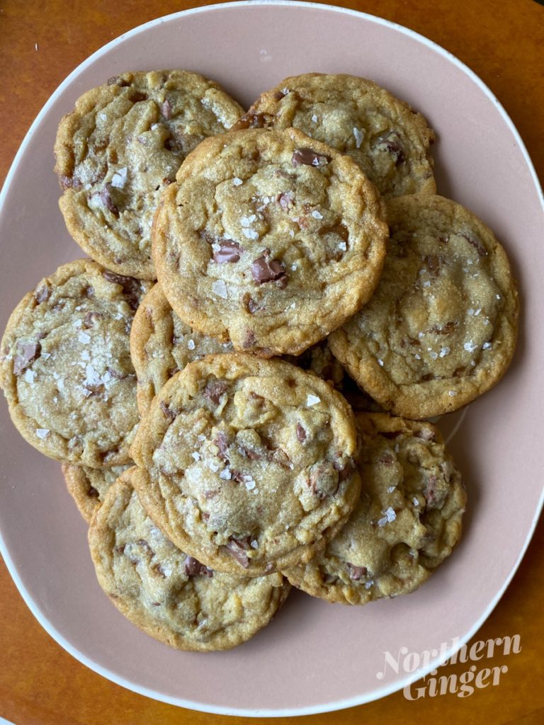 Milk Chocolate Toffee Cookies