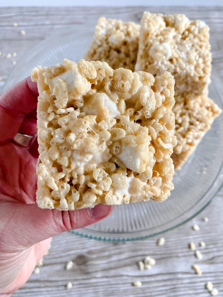 Salted Brown Butter Rice Krispie Bars