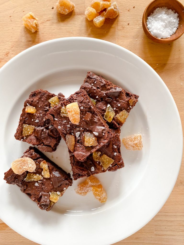Double Ginger Brownies