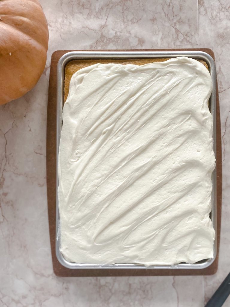 Pumpkin Bars with Cream Cheese Frosting