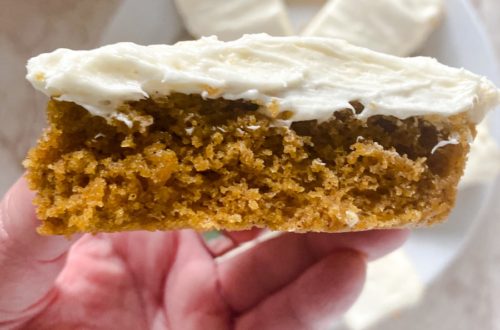 Pumpkin Bars with Cream Cheese Frosting