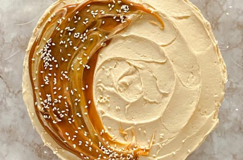 Dark Chocolate Salted Caramel Cake