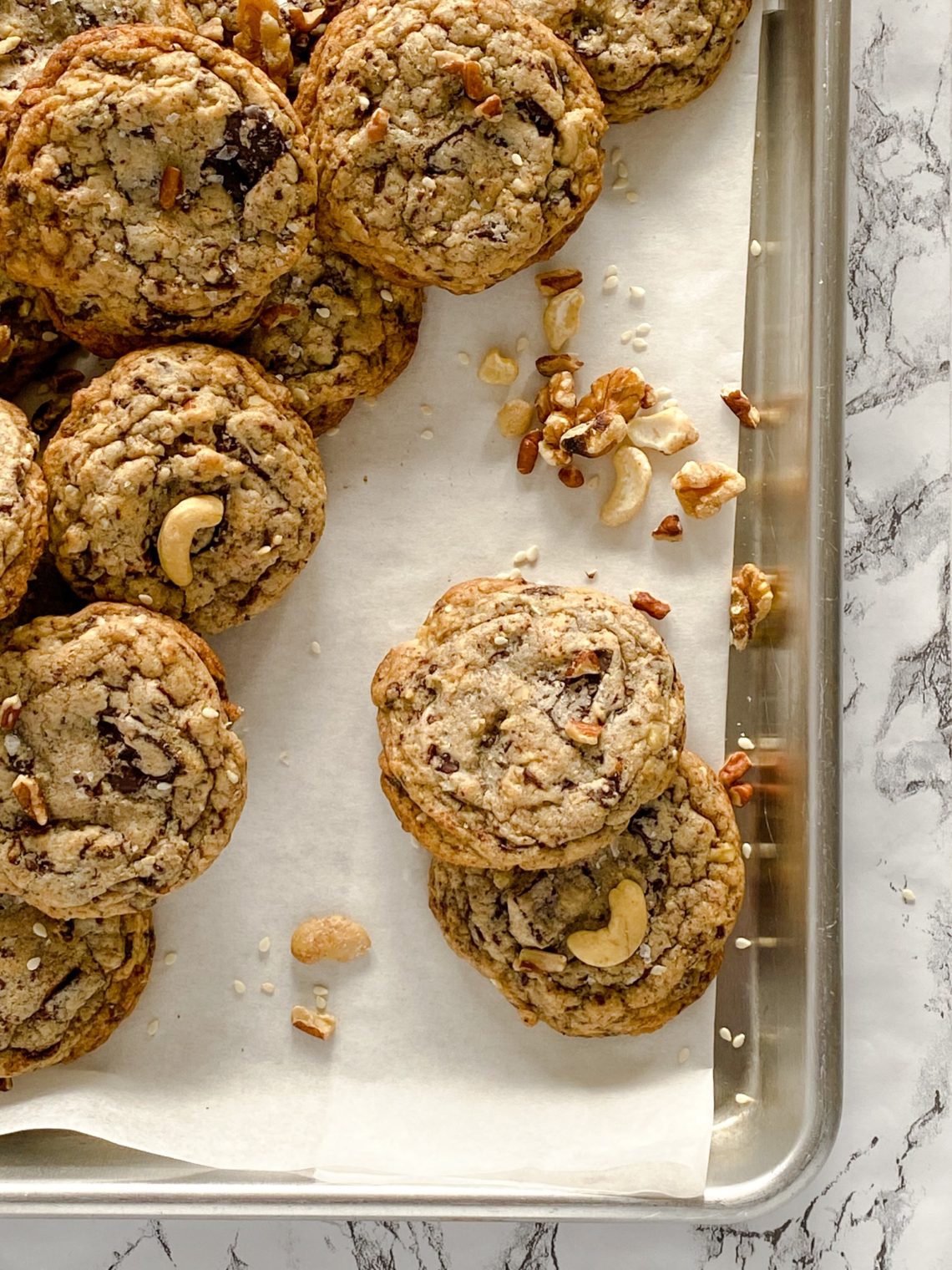 Nutty Chocolate Chip Cookies