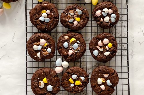 Chocolate Mini Egg Cookies