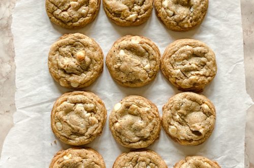 Espresso White Chocolate Chip Cookies