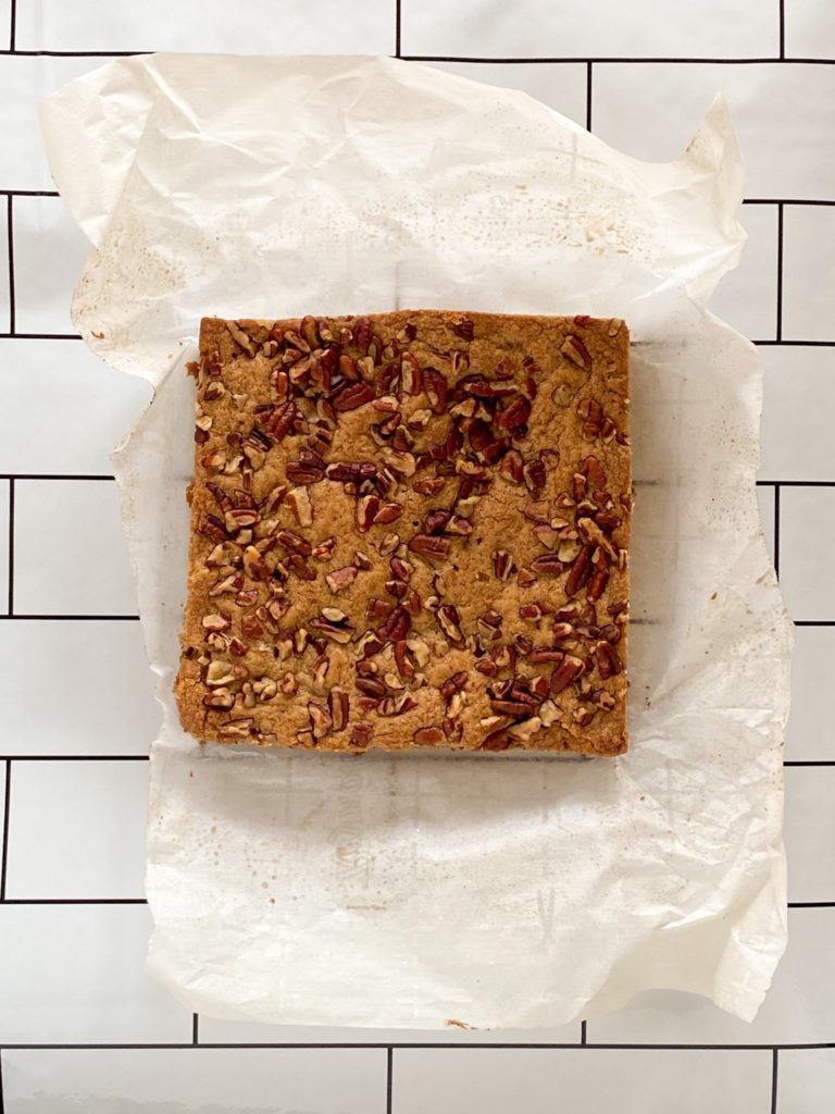 Maple Pecan Blondies