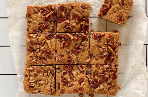 Maple Pecan Blondies