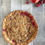 Cranberry Apple Crumble Pie