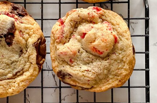 Chocolate-Covered Strawberry Chocolate Chip Cookies