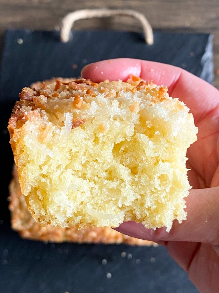Toasted Coconut Snack Cake