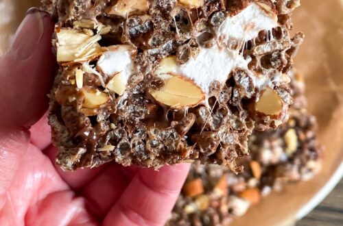 Rocky Road Rice Krispie Bars