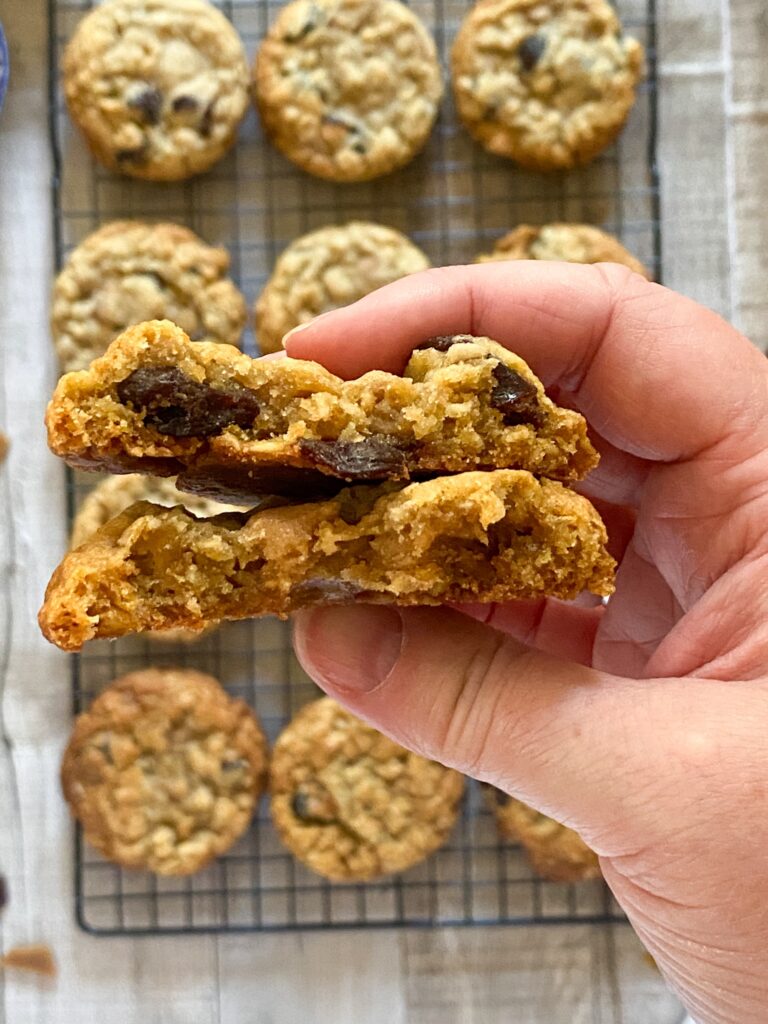 Cherry and Toffee Oatmeal Cookies